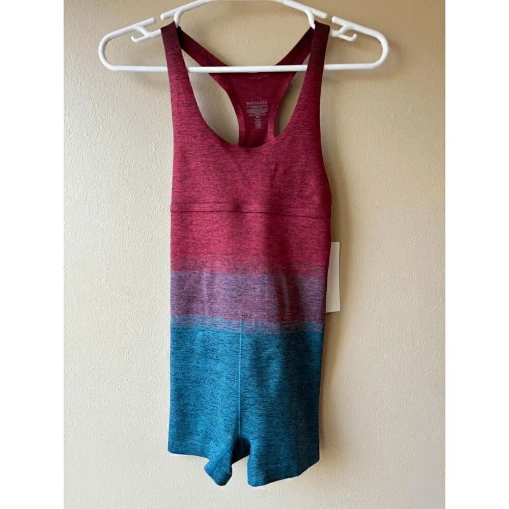 Athleta Relay Bodysuit in Gradient Ombre Women's Size XS